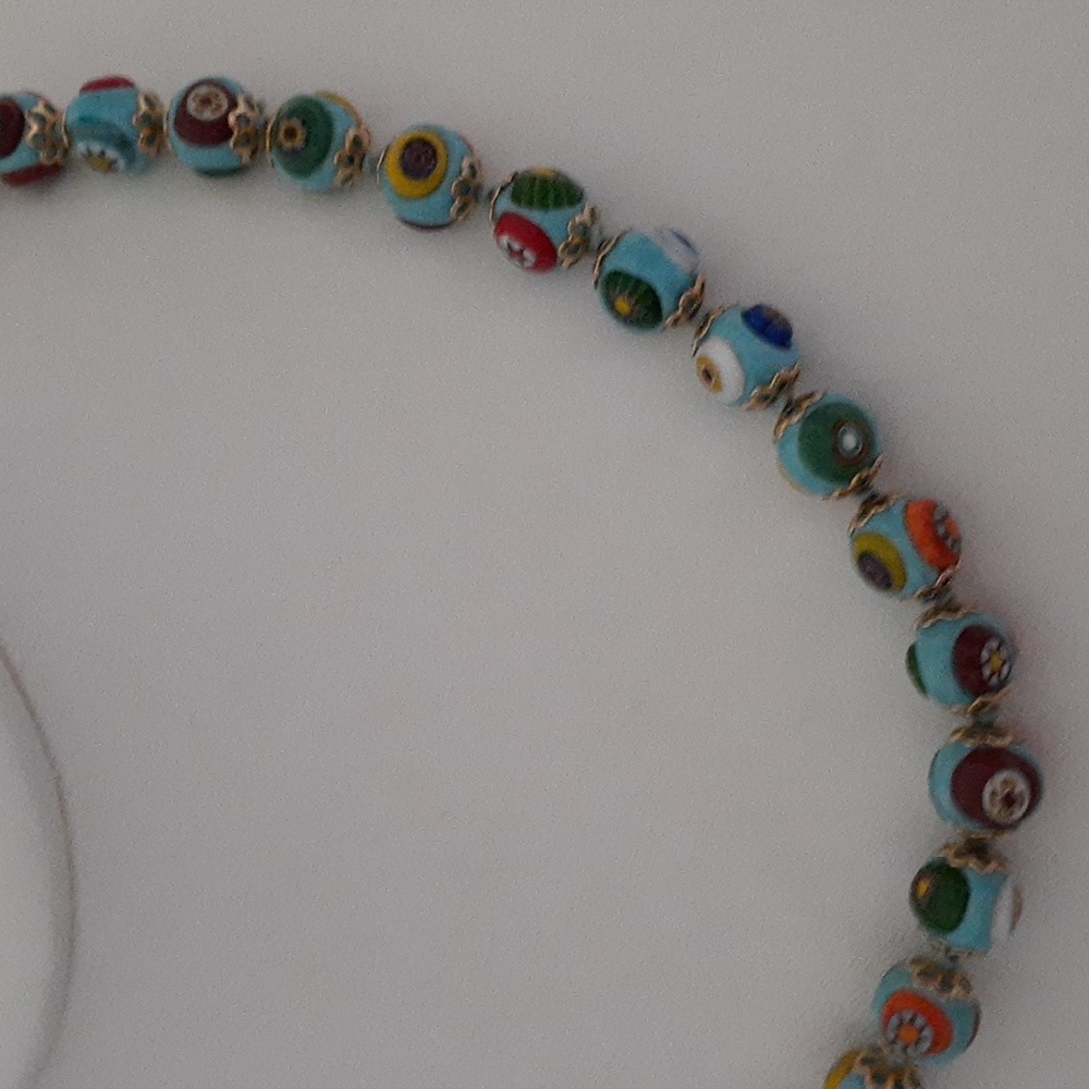 Colorful Adjustable Beaded Necklace R110 - Picture 5 of 9